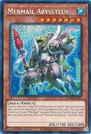 Mermail Abyssteus (Secret Rare) - RA03-EN007: Quarter Century Bonanza
