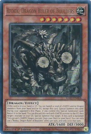 Redox, Dragon Ruler of Boulders (UR) - RA03-EN008: Quarter Century Bonanza
