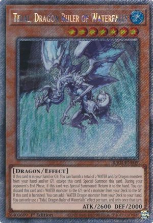 Tidal, Dragon Ruler of Waterfalls (Platinum Secret Rare) - RA03-EN009: Quarter Century Bonanza