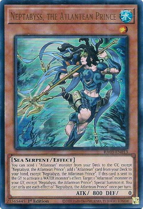Neptabyss, the Atlantean Prince (UR) - RA03-EN013: Quarter Century Bonanza