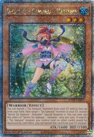 Secret Six Samurai (Quarter Century Secret Rare) - RA03-EN016: Quarter Century Bonanza