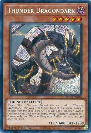 Thunder Dragondark (Secret Rare) - RA03-EN018: Quarter Century Bonanza