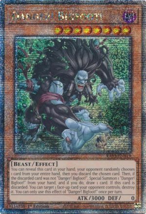 Danger! Bigfoot! (Quarter Century Secret Rare) - RA03-EN019: Quarter Century Bonanza