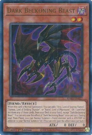 Dark Beckoning Beast (UR) - RA03-EN027: Quarter Century Bonanza