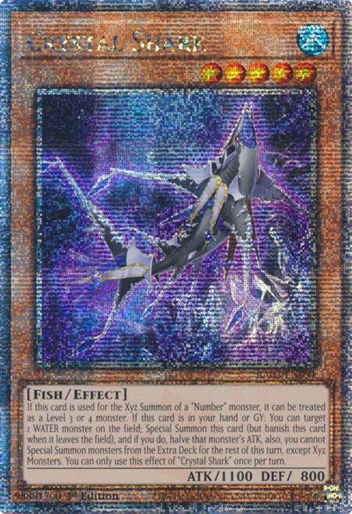 Crystal Shark (Quarter Century Secret Rare) - RA03-EN031: Quarter Century Bonanza