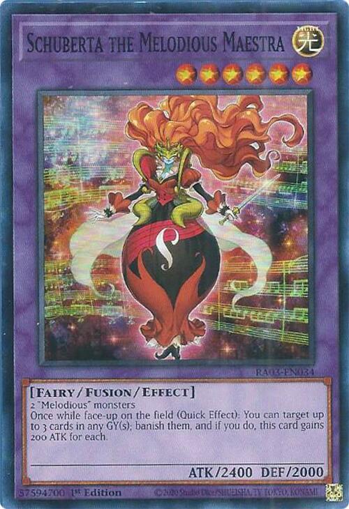 Schuberta the Melodious Maestra - RA03-EN034: Quarter Century Bonanza