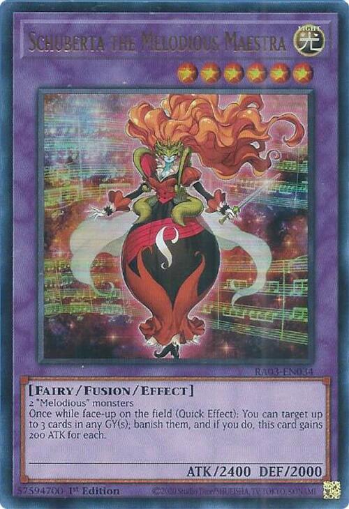 Schuberta the Melodious Maestra (UR) - RA03-EN034: Quarter Century Bonanza