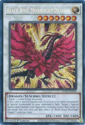 Black Rose Moonlight Dragon (Secret Rare) - RA03-EN038: Quarter Century Bonanza