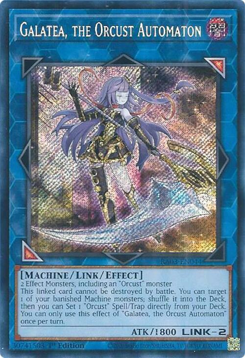 Galatea, the Orcust Automaton (Secret Rare) - RA03-EN044: Quarter Century Bonanza