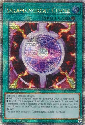 Salamangreat Circle (Quarter Century Secret Rare) - RA03-EN066: Quarter Century Bonanza