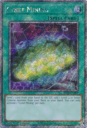 Cynet Mining (Platinum Secret Rare) - RA03-EN067: Quarter Century Bonanza