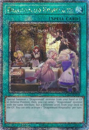 Dragonmaid Hospitality (Quarter Century Secret Rare) - RA03-EN068: Quarter Century Bonanza