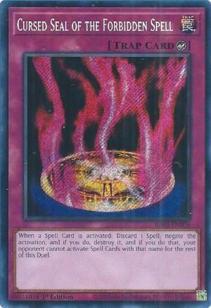 Cursed Seal of the Forbidden Spell (Secret Rare) - RA03-EN076: Quarter Century Bonanza