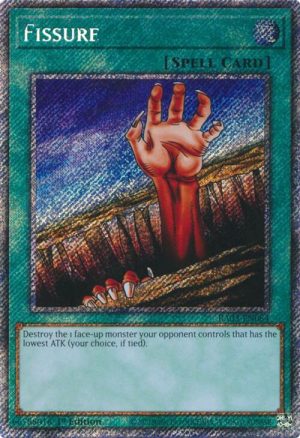 Fissure (Platinum Secret Rare) - RA03-EN084: Quarter Century Bonanza