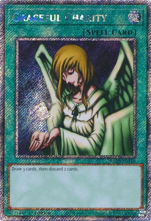 Graceful Charity (Platinum Secret Rare) - RA03-EN116: Quarter Century Bonanza