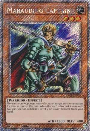 Marauding Captain (Platinum Secret Rare) - RA03-EN118: Quarter Century Bonanza