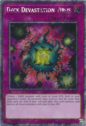 Deck Devastation Virus (Platinum Secret Rare) - RA03-EN150: Quarter Century Bonanza