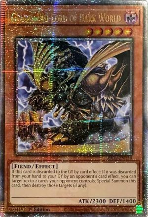 Goldd, Wu-Lord of Dark World (Quarter Century Secret Rare)  - RA03-EN159: Quarter Century Bonanza