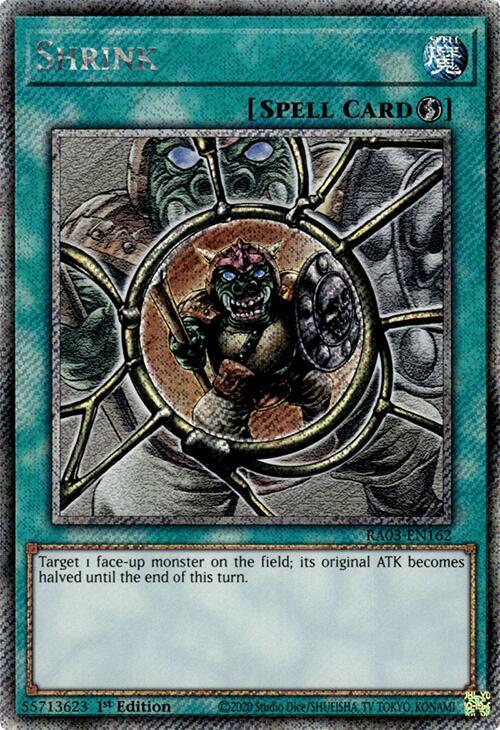 Shrink (Platinum Secret Rare) - RA03-EN162: Quarter Century Bonanza