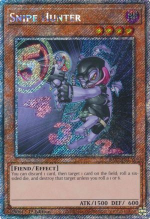 Snipe Hunter (Platinum Secret Rare) - RA03-EN170: Quarter Century Bonanza