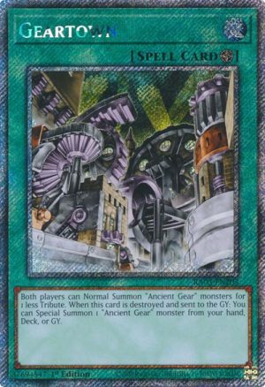 Geartown (Platinum Secret Rare) - RA03-EN203: Quarter Century Bonanza