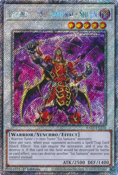 Legendary Six Samurai - RA03-EN250: Quarter Century Bonanza