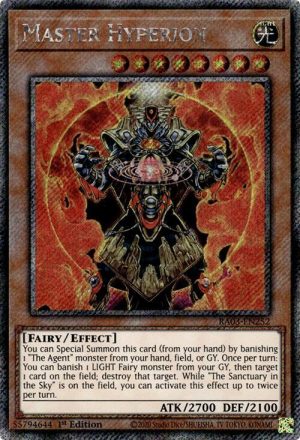 Master Hyperion (Platinum Secret Rare) - RA03-EN252: Quarter Century Bonanza