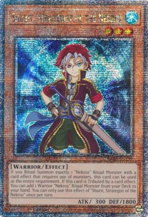 Shurit, Strategist of the Nekroz (Quarter Century Secret Rare) - RA03-EN259: Quarter Century Bonanza