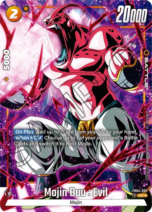 Majin Buu : Evil - FB04-091 (Tournament Pack -Winner- 05) - Tournament and Championship Promos (DBSFW_TPR)