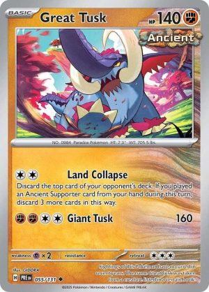 Great Tusk - 055/131: SV: Prismatic Evolutions