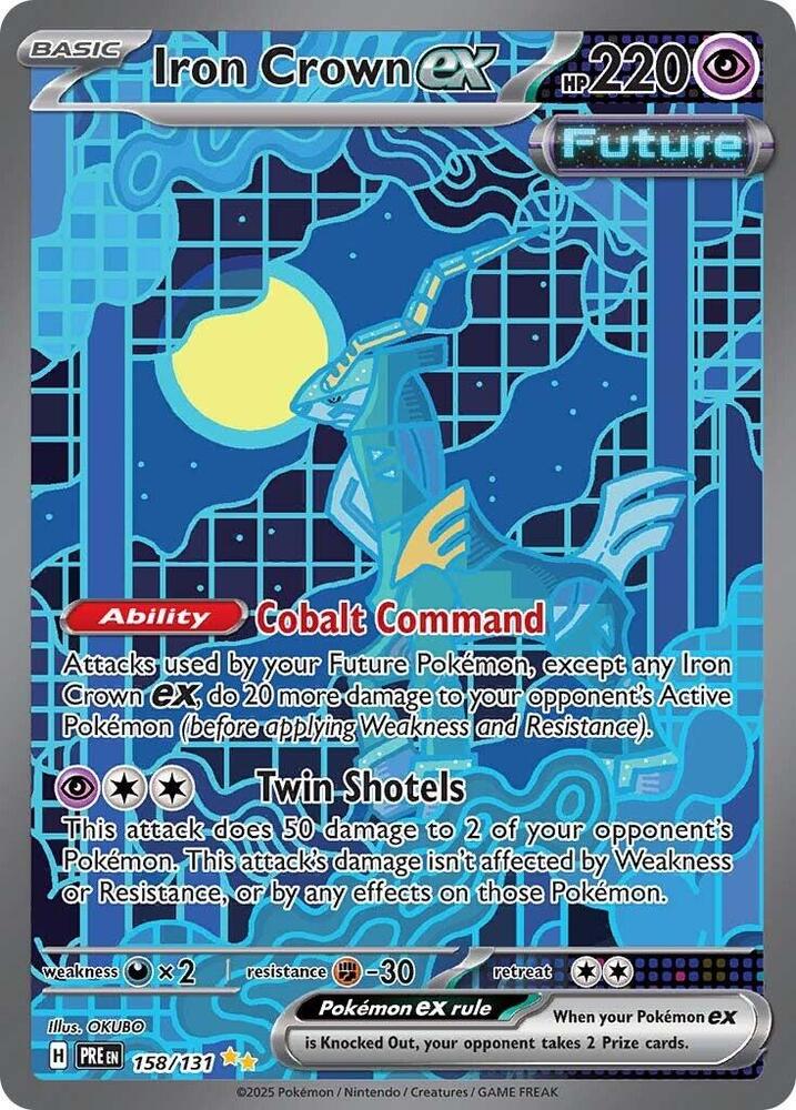 Iron Crown ex - 158/131: SV: Prismatic Evolutions