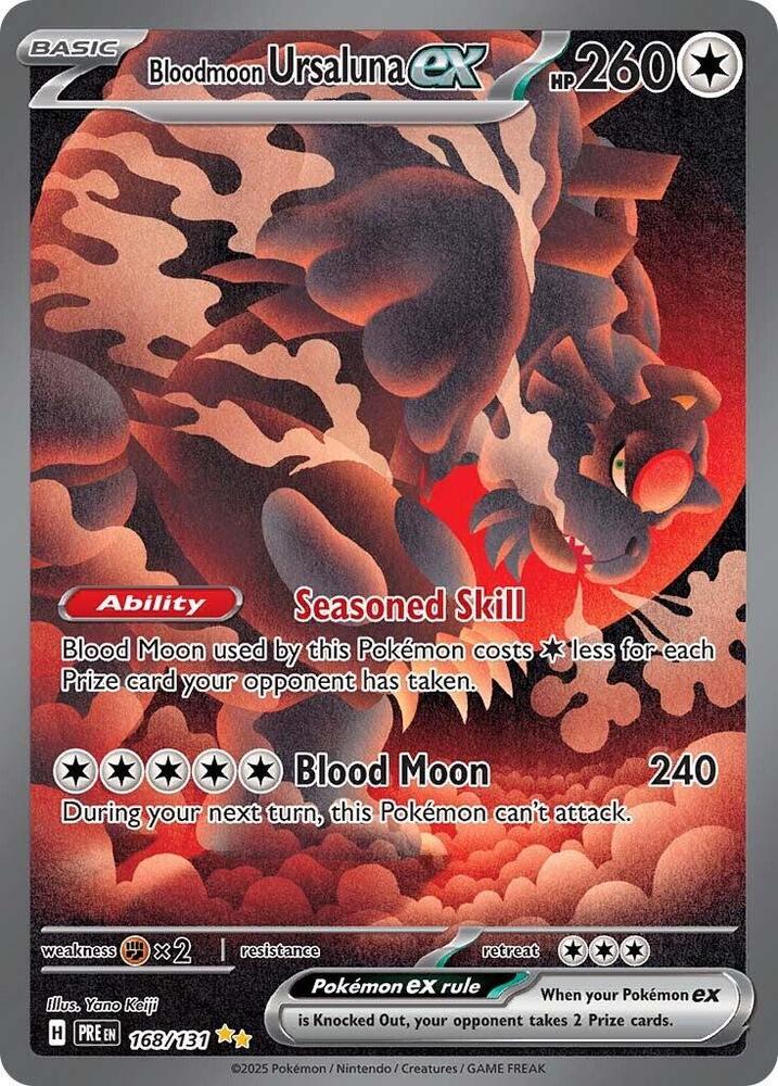 Bloodmoon Ursaluna ex (ES) - 168/131: SV: Prismatic Evolutions (ES)