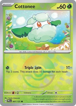 Cottonee (Poke Ball Pattern) - 007/131: SV: Prismatic Evolutions