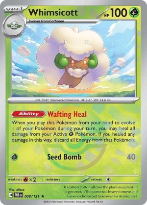 Whimsicott (Poke Ball Pattern) - 008/131: SV: Prismatic Evolutions