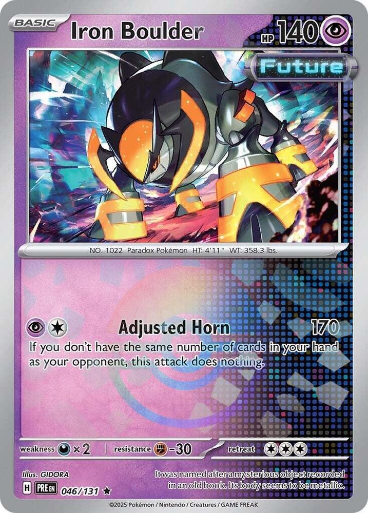 Iron Boulder (Poke Ball Pattern) - 046/131: SV: Prismatic Evolutions