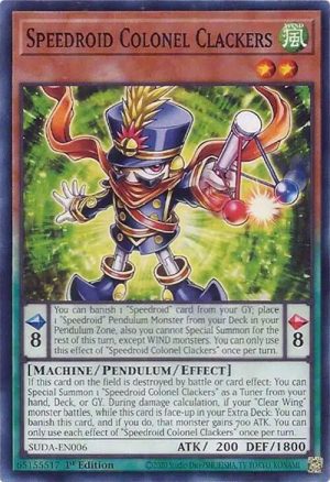 Speedroid Colonel Clackers - SUDA-EN006: Supreme Darkness