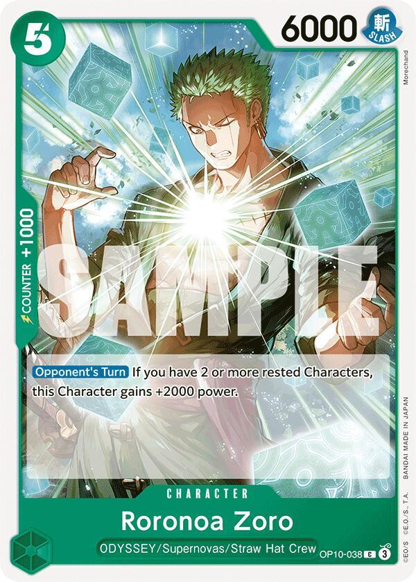 Roronoa Zoro (038) - OP10-038: Royal Blood
