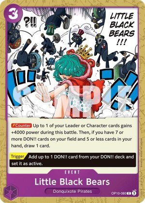 Little Black Bears - OP10-080: Royal Blood