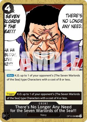 There's No Longer Any Need for the Seven Warlords of the Sea!!! - OP10-096: Royal Blood