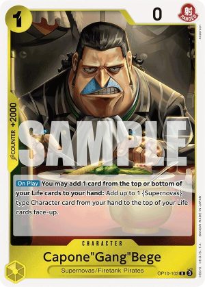 Capone"Gang"Bege - OP10-103: Royal Blood