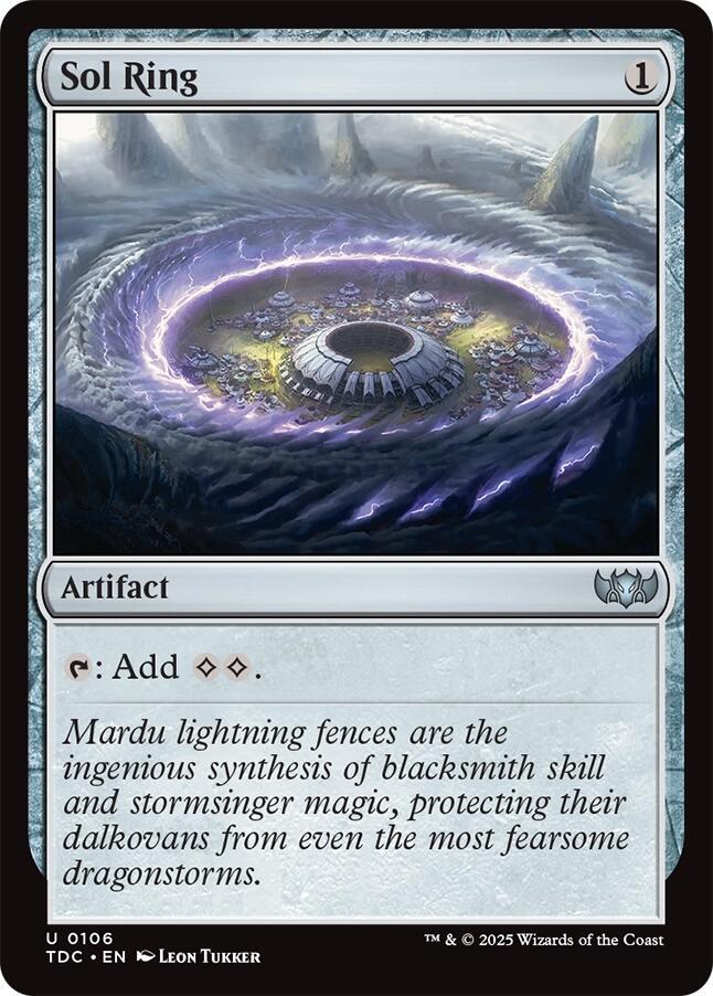 Sol Ring - 106: Commander: Tarkir: Dragonstorm