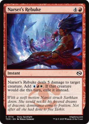 Narset's Rebuke - 114: Tarkir: Dragonstorm
