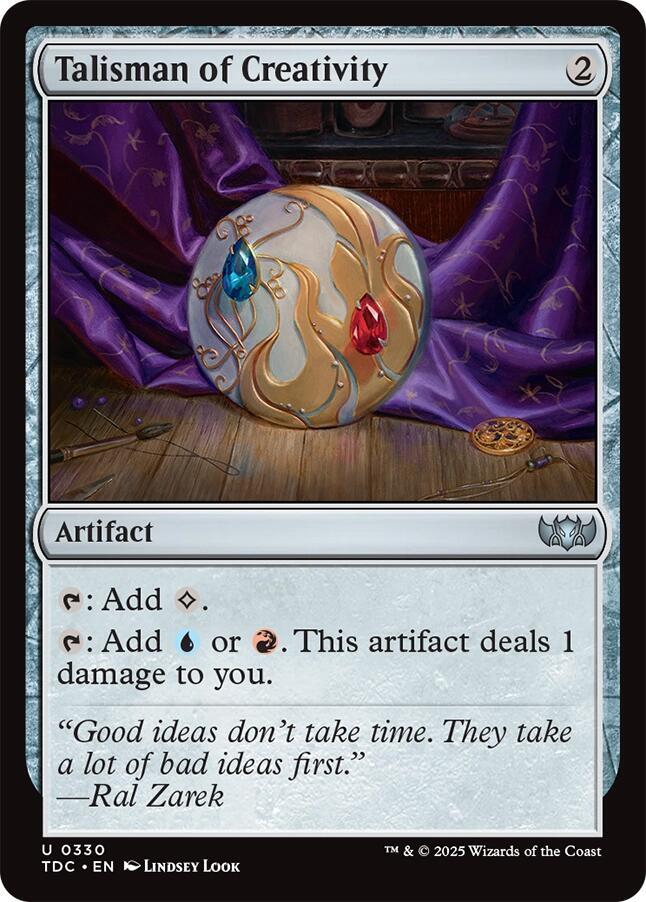 Talisman of Creativity - 330: Commander: Tarkir: Dragonstorm