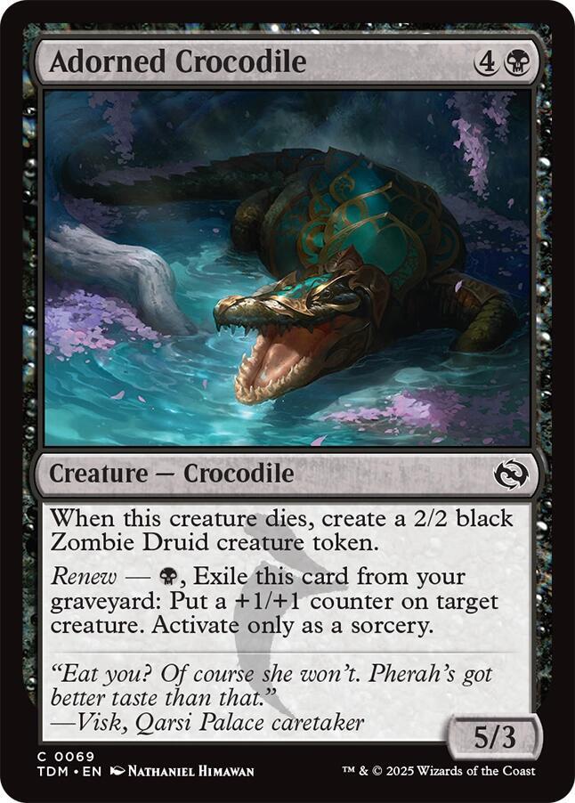 Adorned Crocodile - 69: Tarkir: Dragonstorm