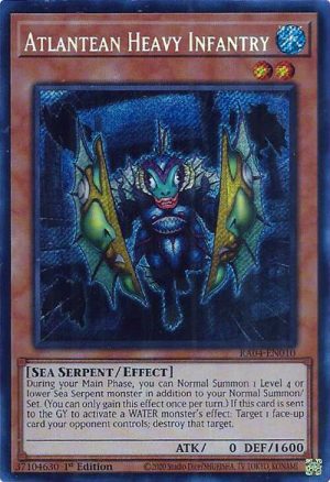 Atlantean Heavy Infantry (Secret Rare) - RA04-EN010: Quarter Century Stampede