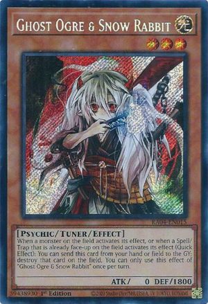 Ghost Ogre & Snow Rabbit (Secret Rare) - RA04-EN015: Quarter Century Stampede