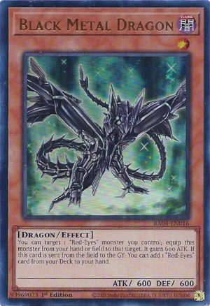 Black Metal Dragon (UR) - RA04-EN016: Quarter Century Stampede