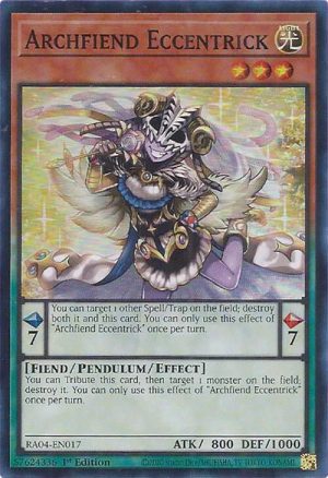 Archfiend Eccentrick - RA04-EN017: Quarter Century Stampede