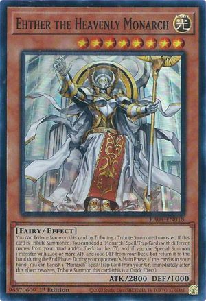 Ehther the Heavenly Monarch - RA04-EN018: Quarter Century Stampede