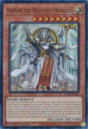 Ehther the Heavenly Monarch (UR) - RA04-EN018: Quarter Century Stampede